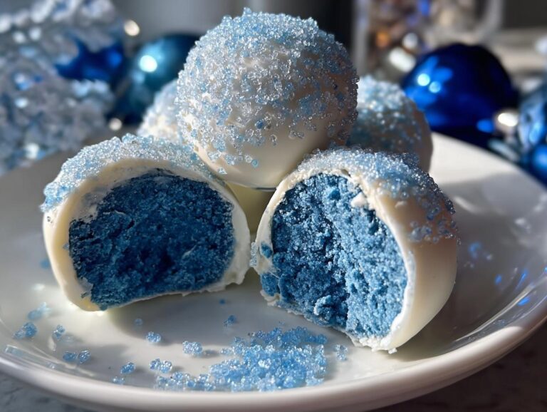 36 Irresistible Blue Christmas Truffles That Sparkle Like Snow 2 Blue Christmas Truffles