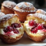 Cherry Cheesecake Muffins