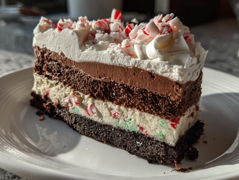 Irresistible Chocolate Peppermint Lasagna in 4 Easy Layers 2 Chocolate Peppermint Lasagna