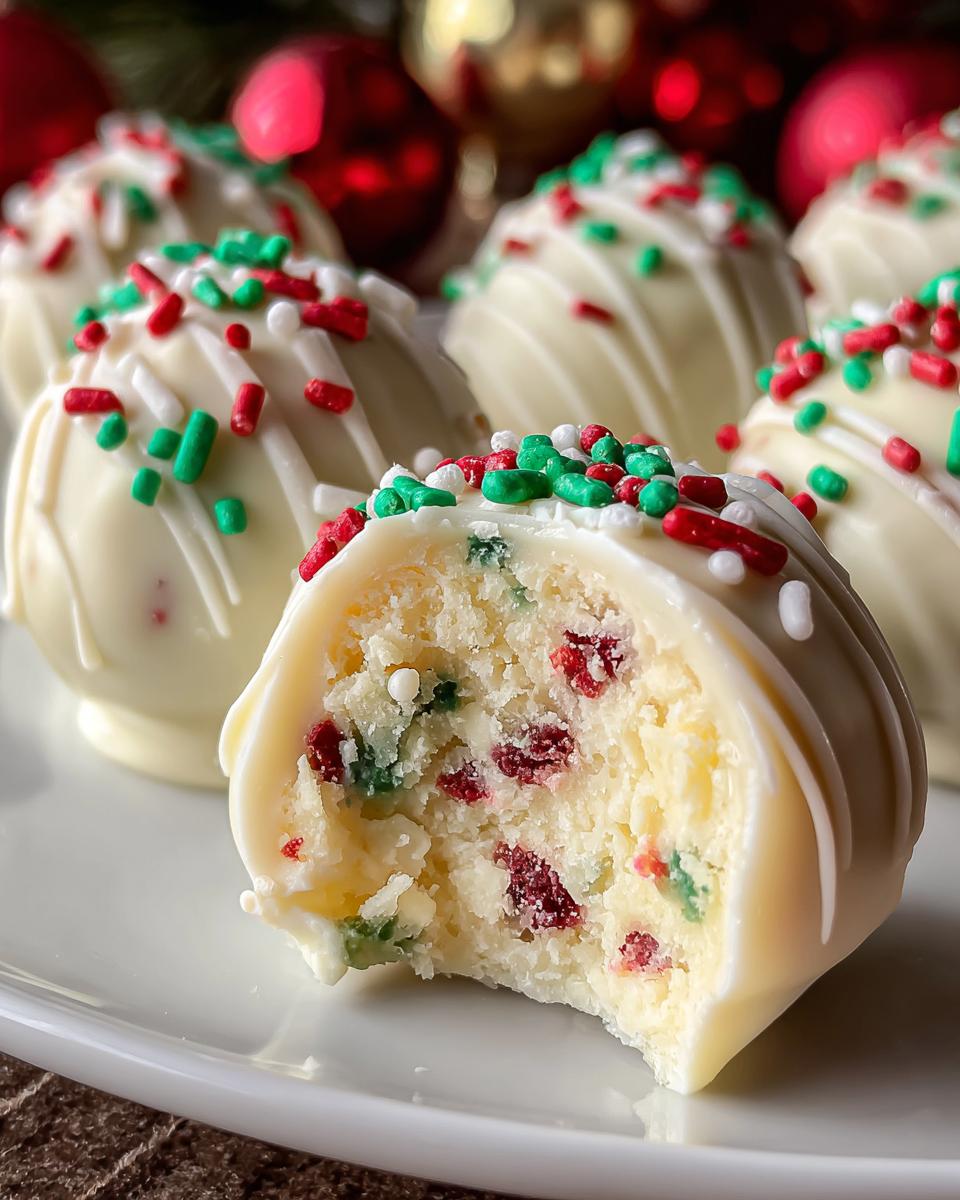 Irresistible Christmas Tree Cake Truffles in Just 5 Steps 5 Christmas Tree Cake Truffles - detail 1