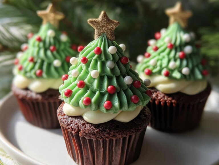 Irresistible Christmas Tree Cupcakes Ready in 30 Minutes 2 Christmas Tree Cupcakes