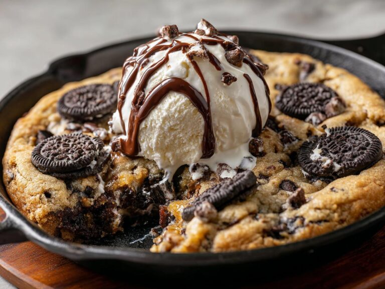 Cookies and Cream Skillet Cookie
