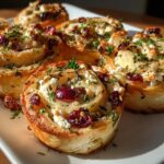 Cranberry Cream Cheese Pinwheels