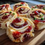 Cranberry Pepper Pinwheels