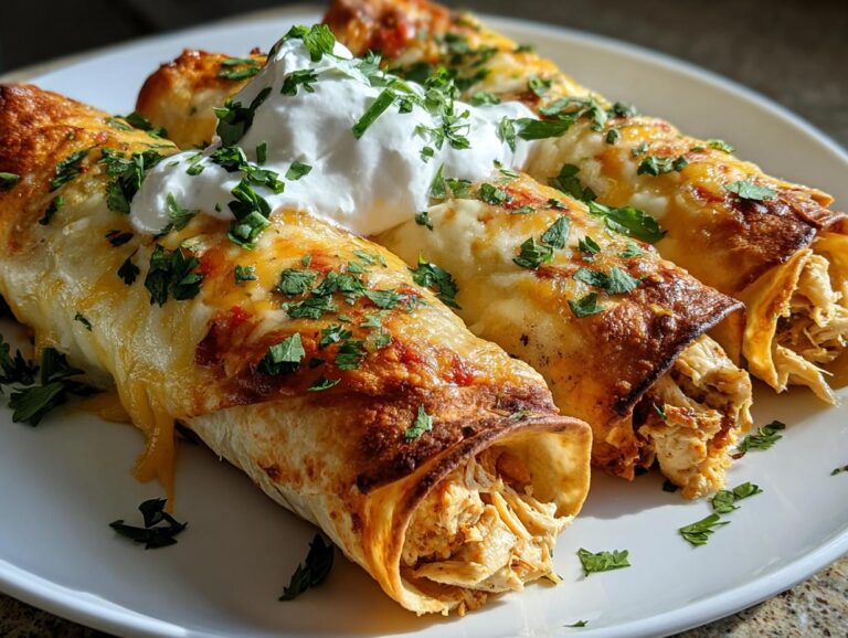 Cream Cheese Chicken Taquitos