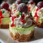 Irresistible Grinch Mini Cheesecakes Ready in 30 Minutes 7 Grinch Mini Cheesecakes