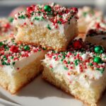 Holiday Sugar Cookie Bars