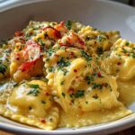 25-Minute Lobster Ravioli with Lemon Butter Sauce that Wows 3 Lobster Ravioli with Lemon Butter