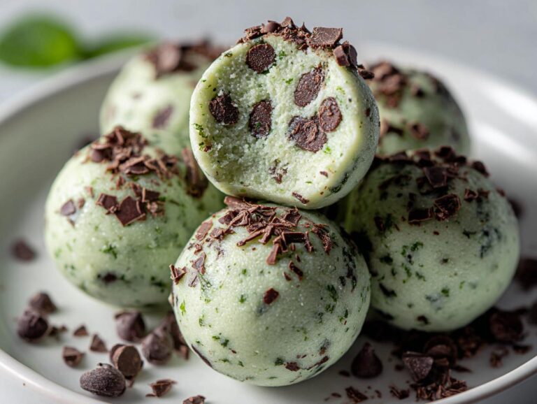 Mint Protein Energy Bites