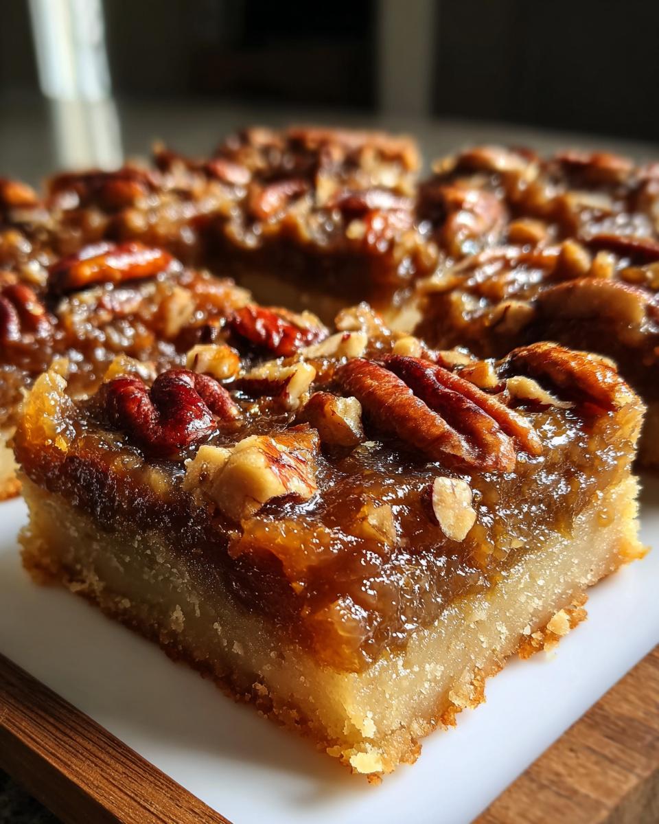 Pecan Pie Bars - detail 1