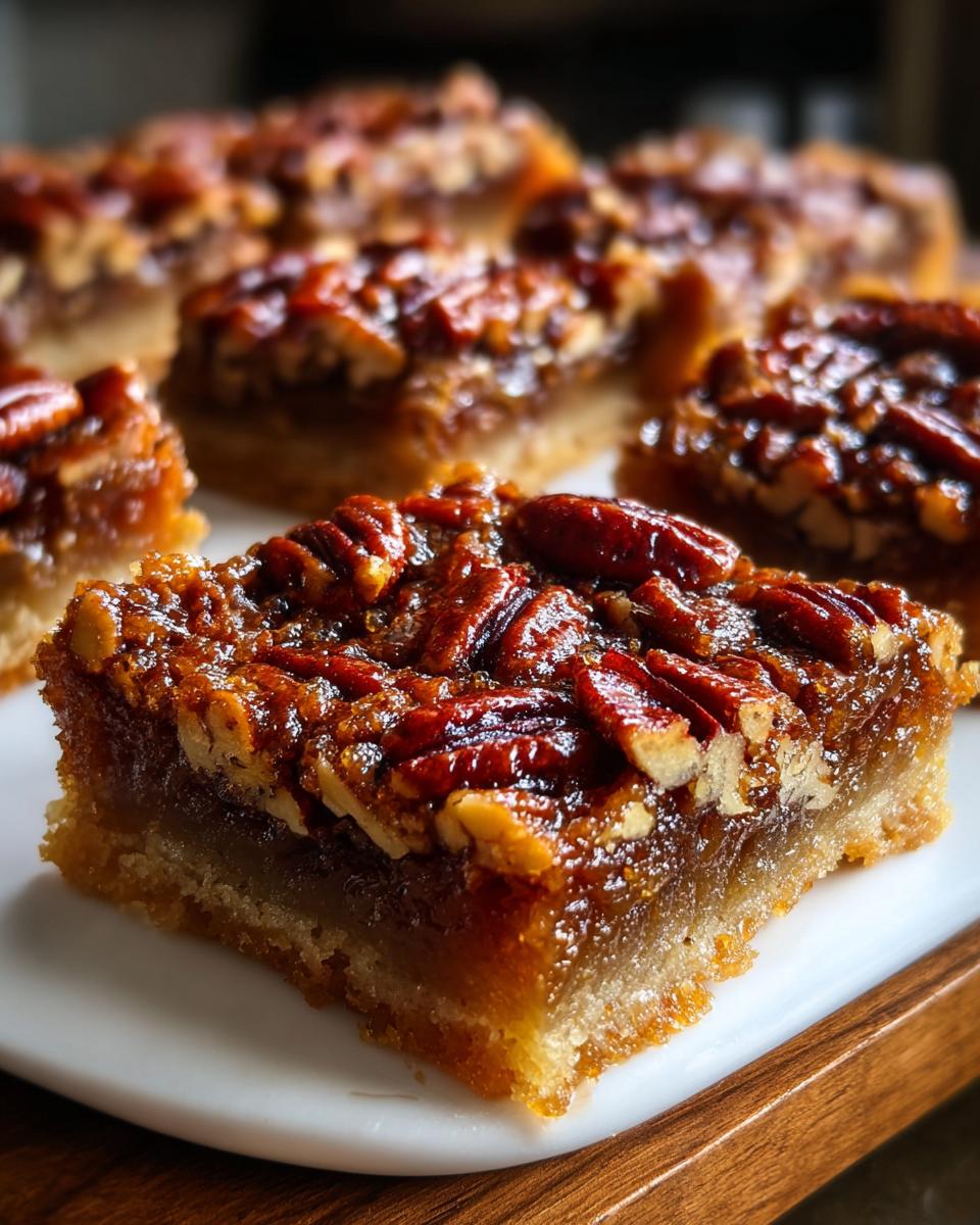 Pecan Pie Bars - detail 2