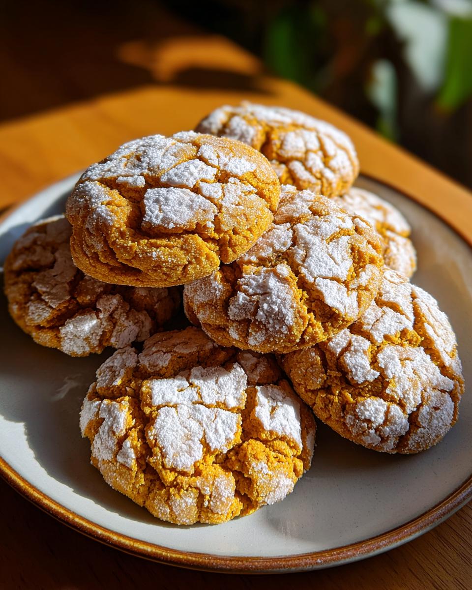 Pumpkin Crinkle Cookies - detail 1