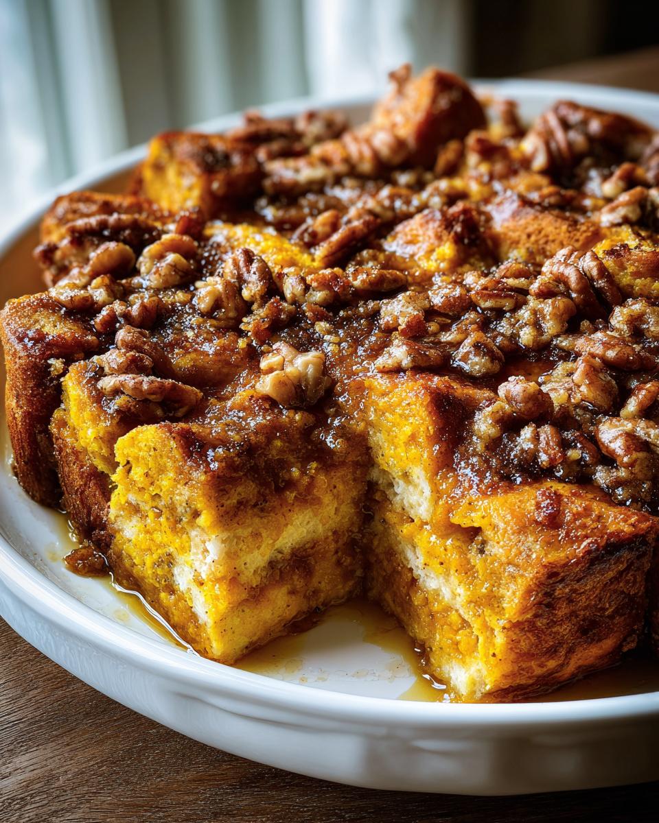 Irresistible Pumpkin French Toast Casserole for 10 Perfect Servings 5 Pumpkin French Toast Casserole - detail 1