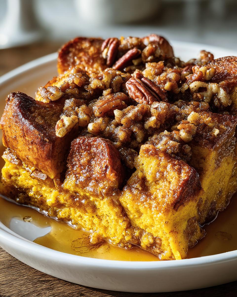 Irresistible Pumpkin French Toast Casserole for 10 Perfect Servings 6 Pumpkin French Toast Casserole - detail 2