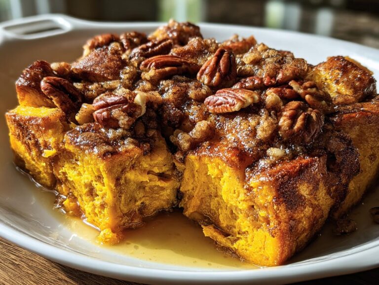 Irresistible Pumpkin French Toast Casserole for 10 Perfect Servings 4 Pumpkin French Toast Casserole