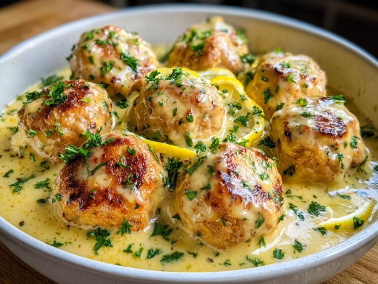 Juicy Salmon Meatballs with Lemon Sauce in Just 30 Minutes 2 Salmon Meatballs with Lemon Sauce