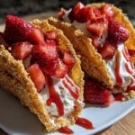 Strawberry Cheesecake Tacos