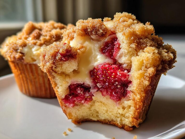 Strawberry Cream Cheese Muffins