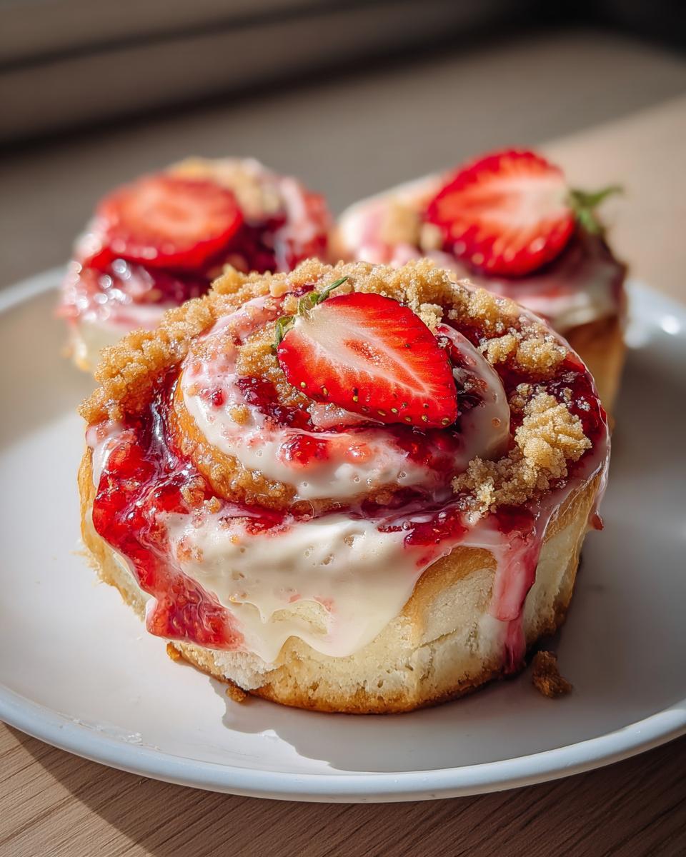 5 Irresistible Strawberry Cream Cheese Rolls You Must Try 6 Strawberry Cream Cheese Rolls - detail 2