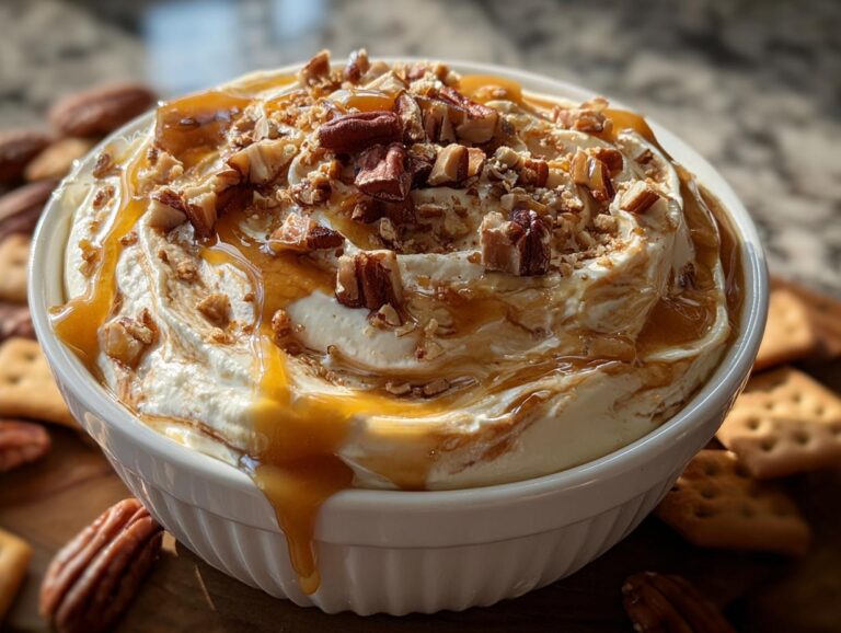 Toffee Apple Cream Cheese Dip