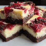 white chocolate cheesecake bars