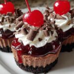 Black Forest Mini Cheesecakes