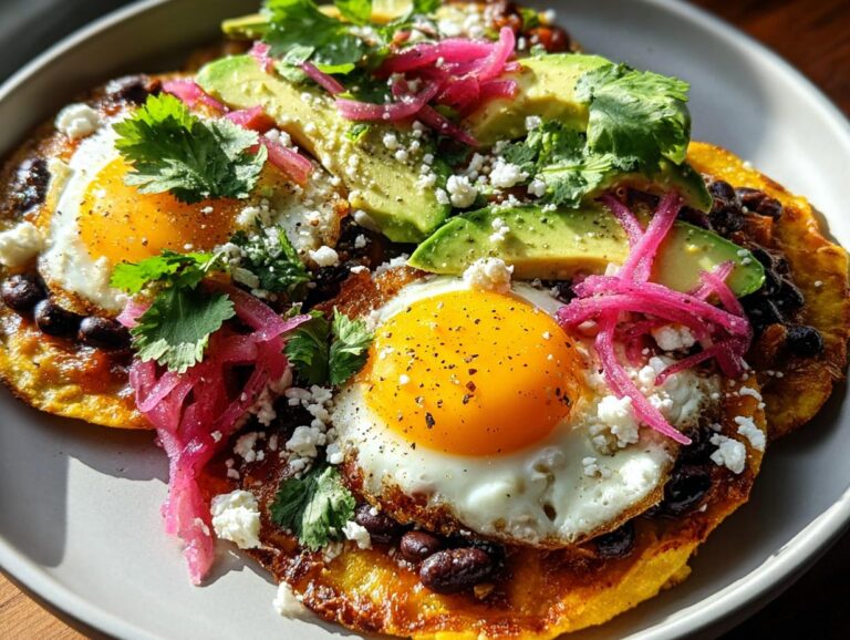 20-Minute Breakfast Tostadas with Avocado - Irresistible Crunch 2 Breakfast Tostadas with Avocado