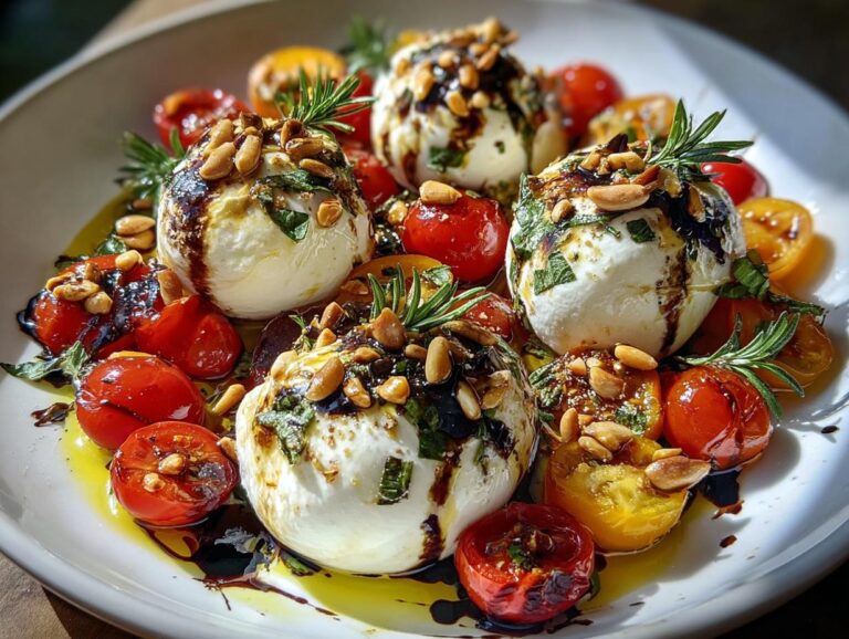 Burrata Holiday Appetizer
