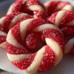 Candy Cane Sugar Cookies