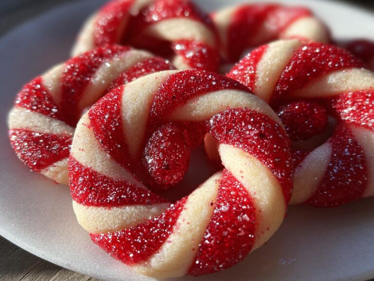 Candy Cane Sugar Cookies