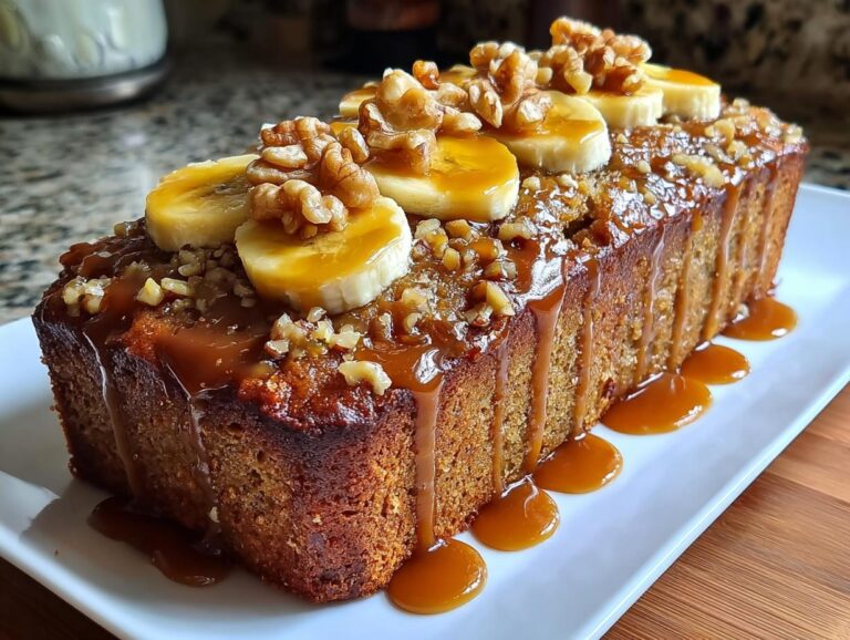 Caramel Banana Bread
