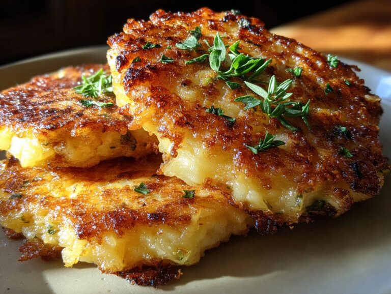 Cheesy Potato Pancakes
