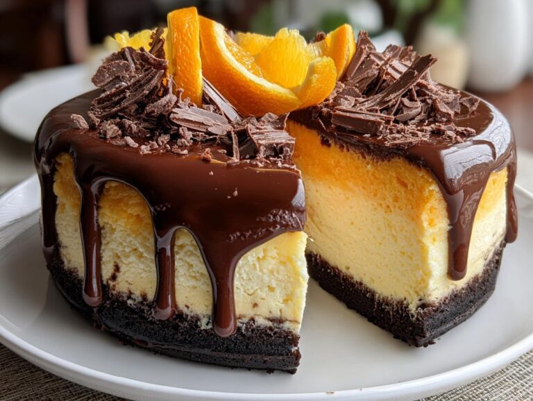 Chocolate Orange Cheesecake