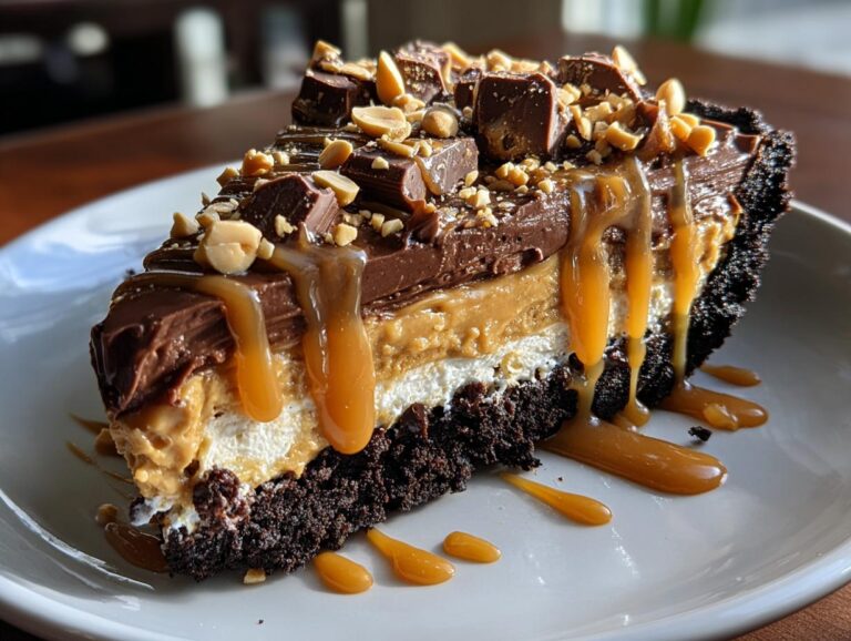 Irresistible Chocolate Peanut Butter Pie Recipe in 4 Easy Steps 2 Chocolate Peanut Butter Pie