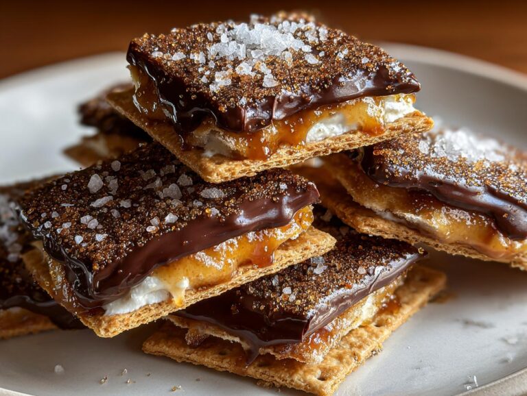 Churro Toffee Saltine Bites