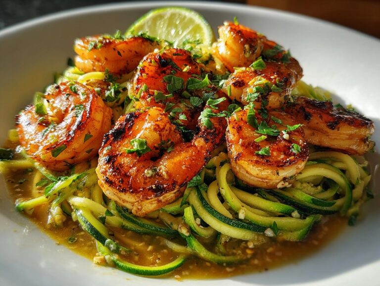 Zesty Citrus Shrimp Zoodles Ready in Just 25 Minutes 2 Citrus Shrimp Zoodles