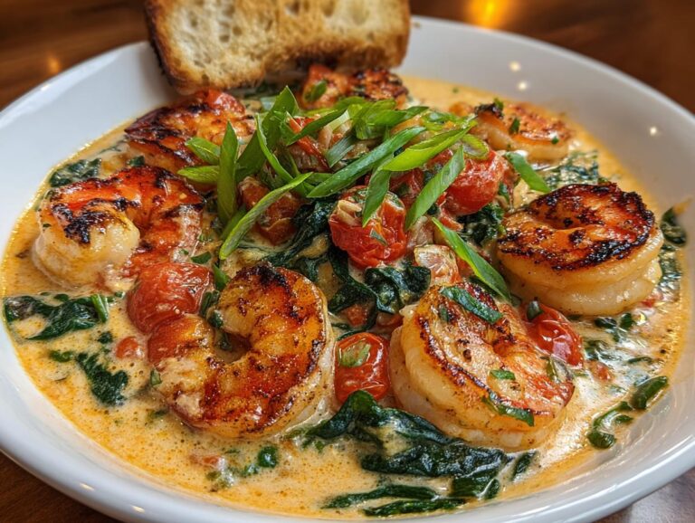 Irresistible 30-Minute Creamy Tuscan Shrimp Skillet 2 Creamy Tuscan Shrimp Skillet