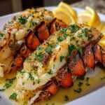 Garlic Butter Baked Lobster Tails