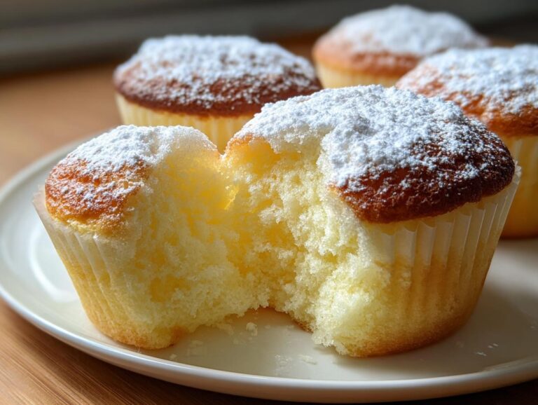 Japanese Cotton Cheesecake Cupcakes