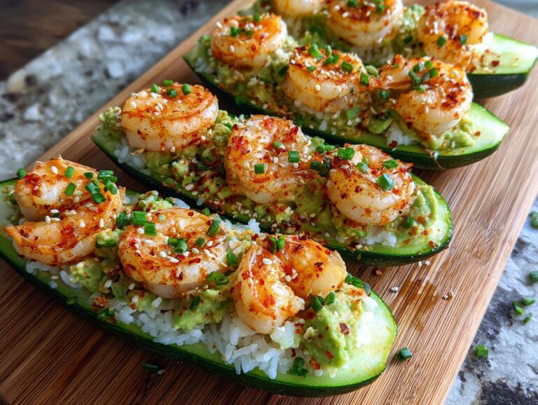 Shrimp Cucumber Boats