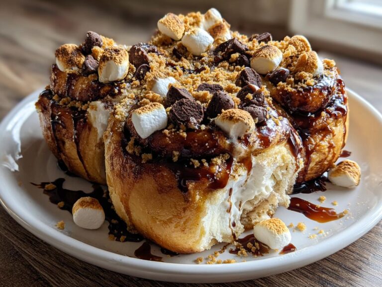 S’mores Cinnamon Rolls