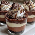 35-Minute Triple Chocolate Mousse Cups - Irresistibly Rich! 3 Triple Chocolate Mousse Cups