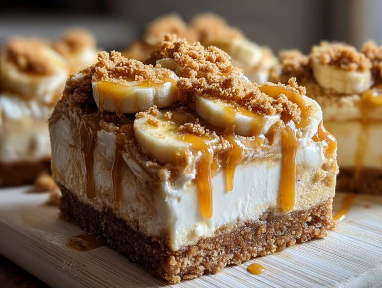 Biscoff Banana Pudding Bars
