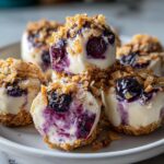 Blueberry Cheesecake Protein Bites