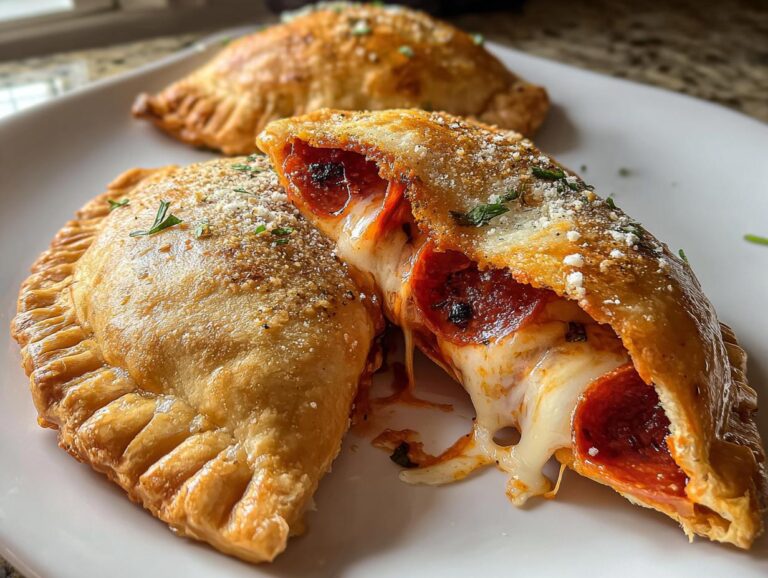 Cheesy Pepperoni Pizza Hand Pies