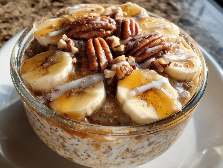 Cinnamon Roll Overnight Oats
