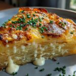 Creamy Cheese Potato Pie