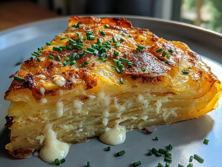 Creamy Cheese Potato Pie