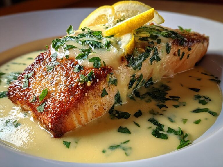 Creamy Lemon Garlic Salmon
