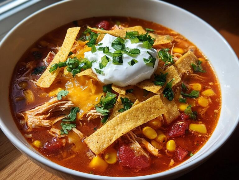 Easy Chicken Tortilla Soup